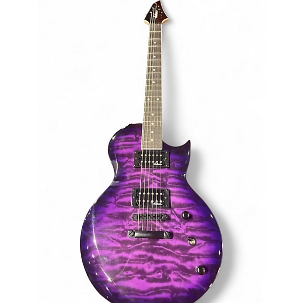 Used Jackson JS22 Dinky Trans Purple Solid Body Electric Guitar