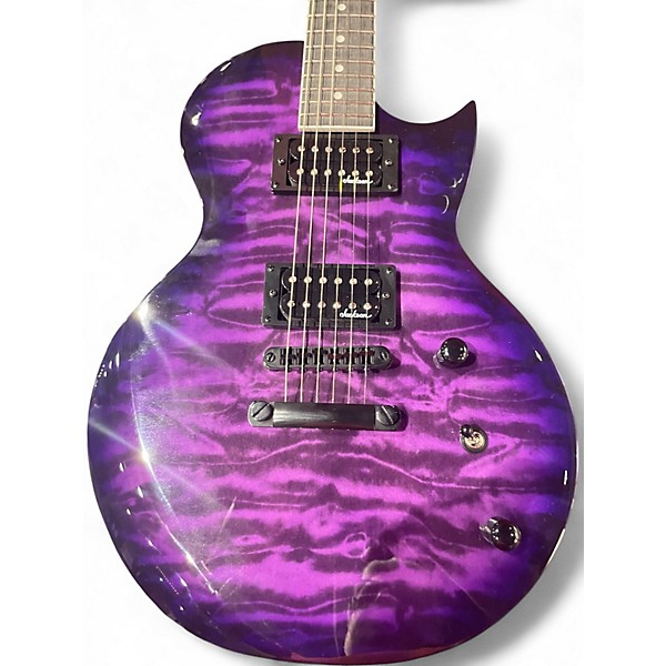 Used Jackson JS22 Dinky Trans Purple Solid Body Electric Guitar