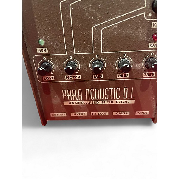 Used LR Baggs Para Acoustic DI Direct Box Pre With EQ Direct Box