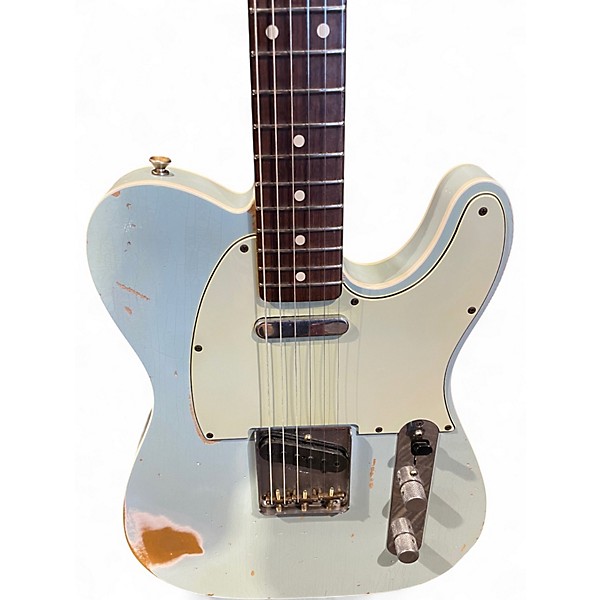 Used Fender Masterbuilt by Dennis Galuszka 1960s Bound Telecaster Sonic Blue Solid Body Electric Guitar