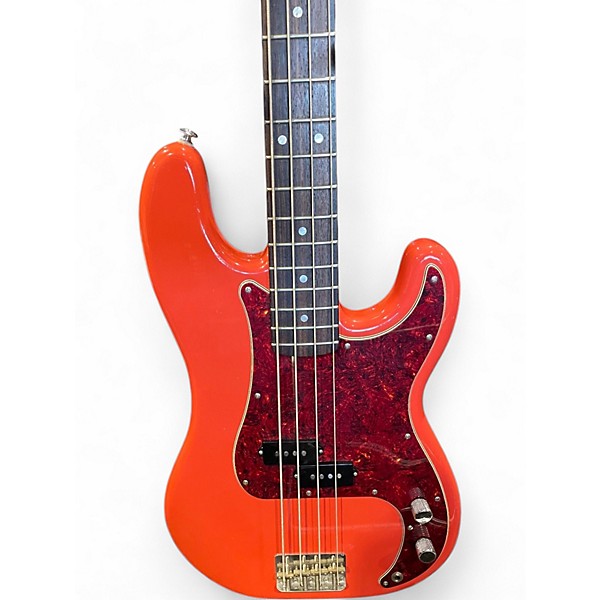 Used Black Smoker TRAD MASTER BETA FIESTA RED Electric Bass Guitar