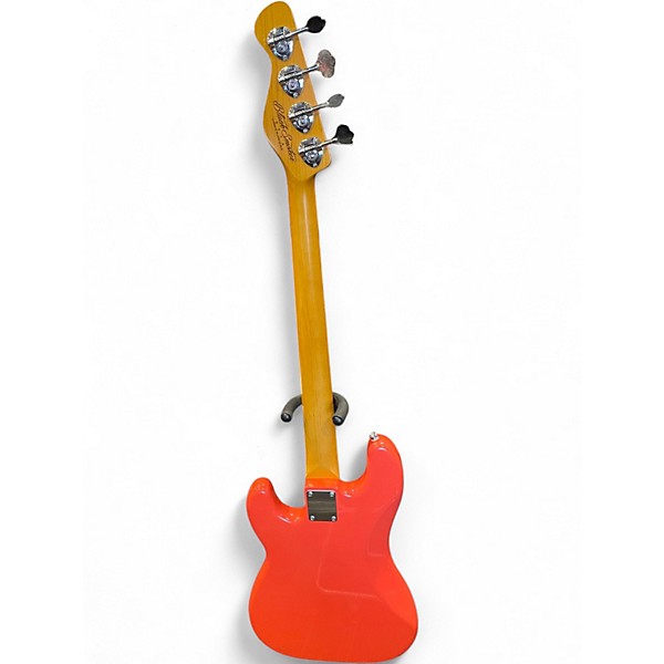 Used Black Smoker TRAD MASTER BETA FIESTA RED Electric Bass Guitar