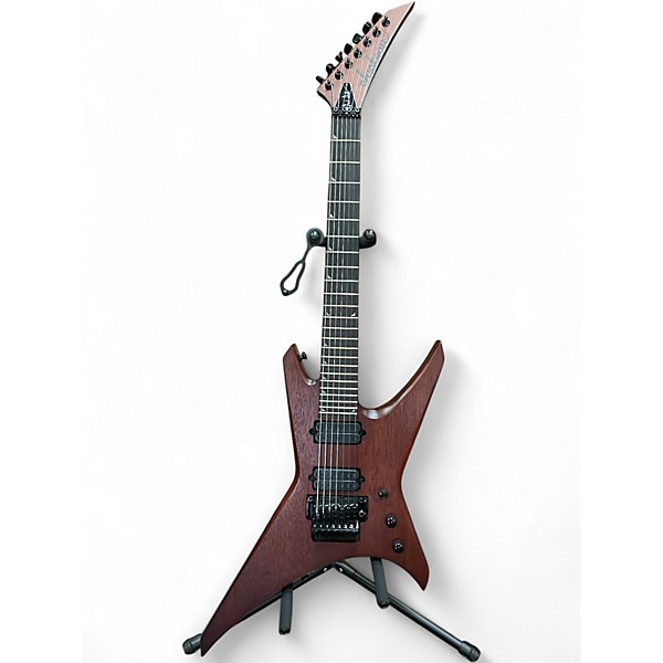 Used Jackson PRO SERIES DAVE DAVIDSON WARRIOR WR7 MAH Mahogany Solid Body Electric Guitar