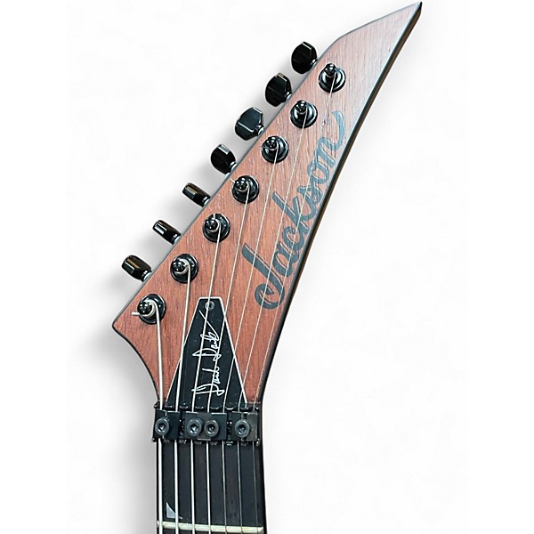 Used Jackson PRO SERIES DAVE DAVIDSON WARRIOR WR7 MAH Mahogany Solid Body Electric Guitar