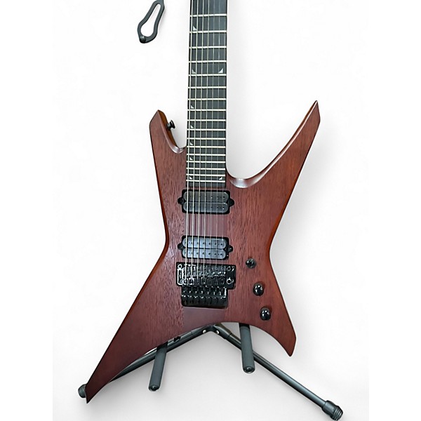 Used Jackson PRO SERIES DAVE DAVIDSON WARRIOR WR7 MAH Mahogany Solid Body Electric Guitar