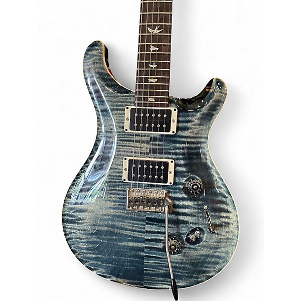 Used 2018 PRS Custom 24-08 Faded Demin Burst Solid Body Electric Guitar