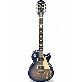 Used Epiphone Les Paul Traditional Pro Blue Burst Solid Body Electric Guitar
