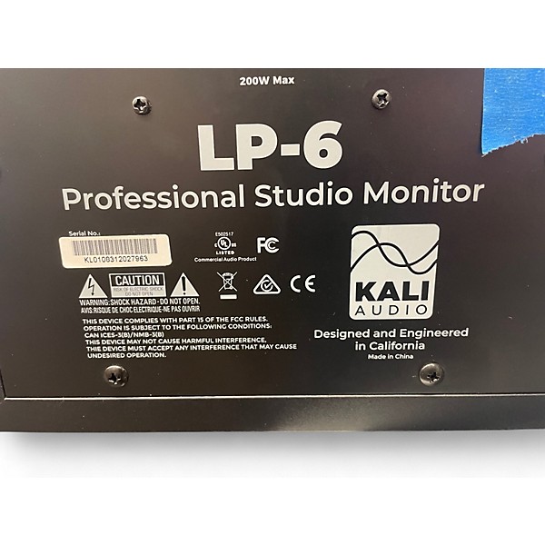Used Kali Audio LP-6 Pair Powered Monitor
