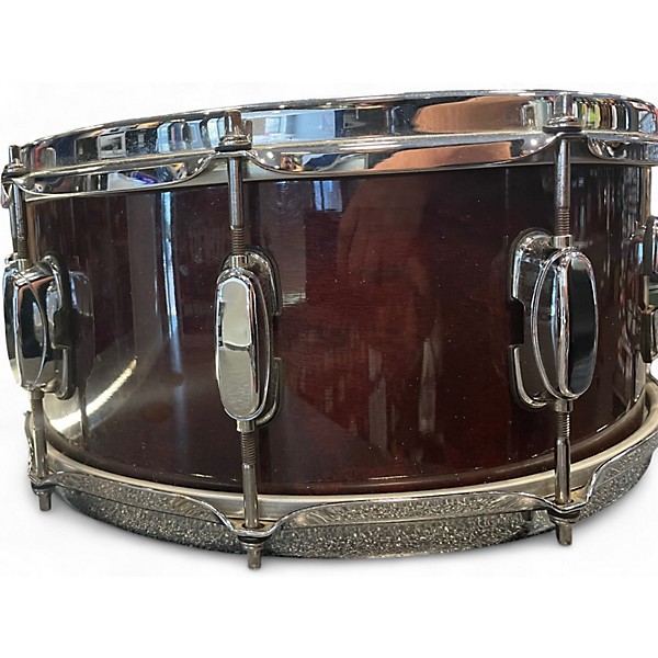 Used TAMA 14X5.5 Imperialstar Snare burgandy Drum