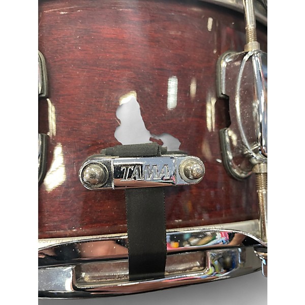 Used TAMA 14X5.5 Imperialstar Snare burgandy Drum