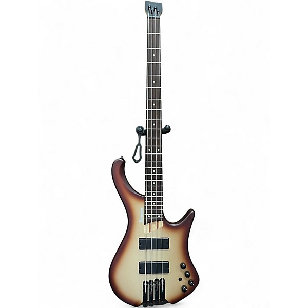 Used Ibanez EHB600 Charred Champagne Burst Electric Bass Guitar