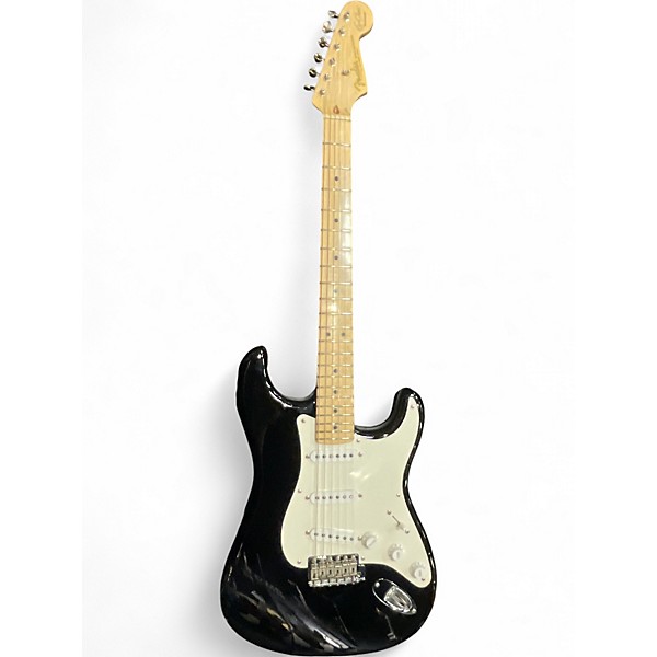 Used 2005 Fender Artist Series Eric Clapton Stratocaster BLACK Solid Body Electric Guitar