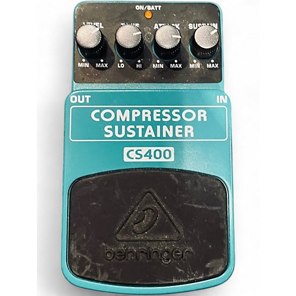 Used Behringer CS400 Compressor Sustainer Effect Pedal
