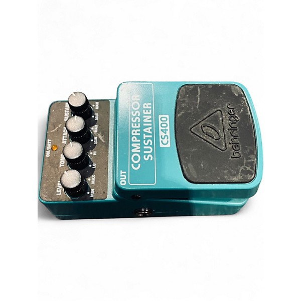 Used Behringer CS400 Compressor Sustainer Effect Pedal