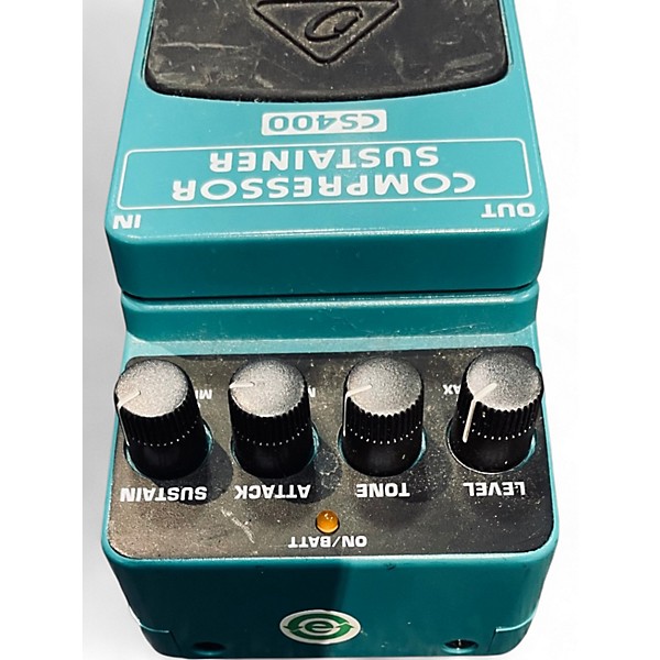 Used Behringer CS400 Compressor Sustainer Effect Pedal