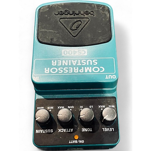 Used Behringer CS400 Compressor Sustainer Effect Pedal