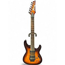 Used Ibanez S670QM 2 Tone Sunburst Solid Body Electric Guitar