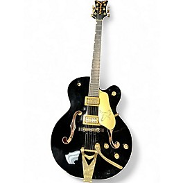 Used 2008 Gretsch Guitars G6136T-BLK Black Hollow Body Electric Guitar