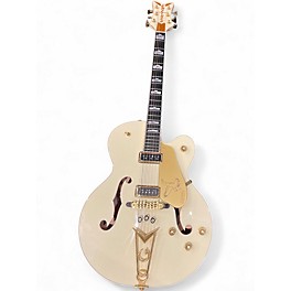 Used 2015 Gretsch Guitars G6136-55GE White Hollow Body Electric Guitar