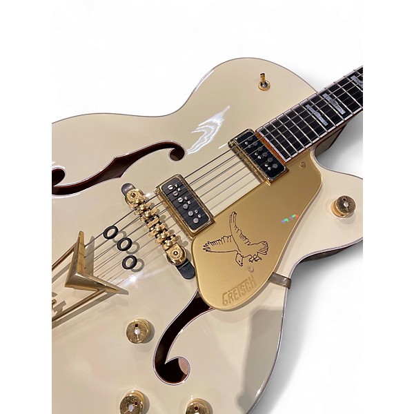 Used 2015 Gretsch Guitars G6136-55GE White Hollow Body Electric Guitar
