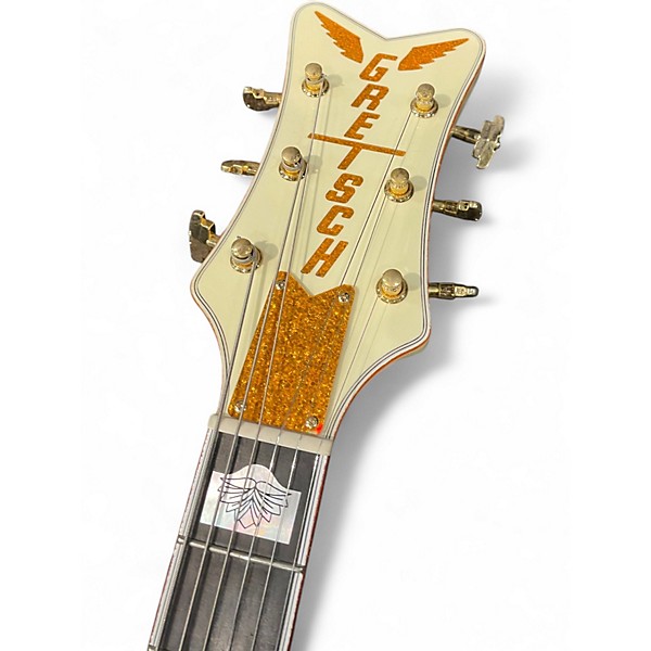Used 2015 Gretsch Guitars G6136-55GE White Hollow Body Electric Guitar