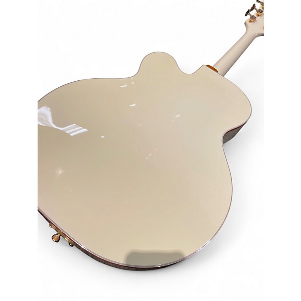 Used 2015 Gretsch Guitars G6136-55GE White Hollow Body Electric Guitar