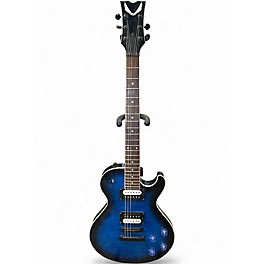 Used Dean Thoroughbred X-QM Trans Blue Solid Body Electric Guitar