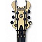 Used Schecter Guitar Research Synyster Gates Signature Standard WHITE/BLACK STRIPES Solid Body Electric Guitar