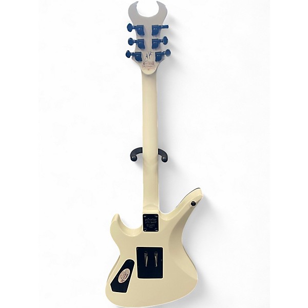 Used Schecter Guitar Research Synyster Gates Signature Standard WHITE/BLACK STRIPES Solid Body Electric Guitar