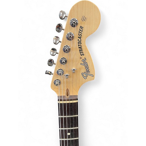 Used Fender American Performer Stratocaster SSS Amber Solid Body Electric Guitar