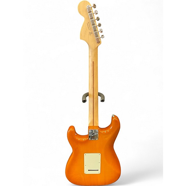Used Fender American Performer Stratocaster SSS Amber Solid Body Electric Guitar