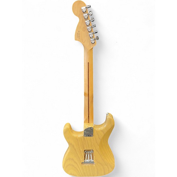 Used Fender Deluxe Stratocaster Natural Solid Body Electric Guitar