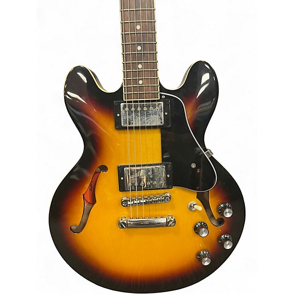 Used Epiphone ES339 Vintage Sunburst Hollow Body Electric Guitar