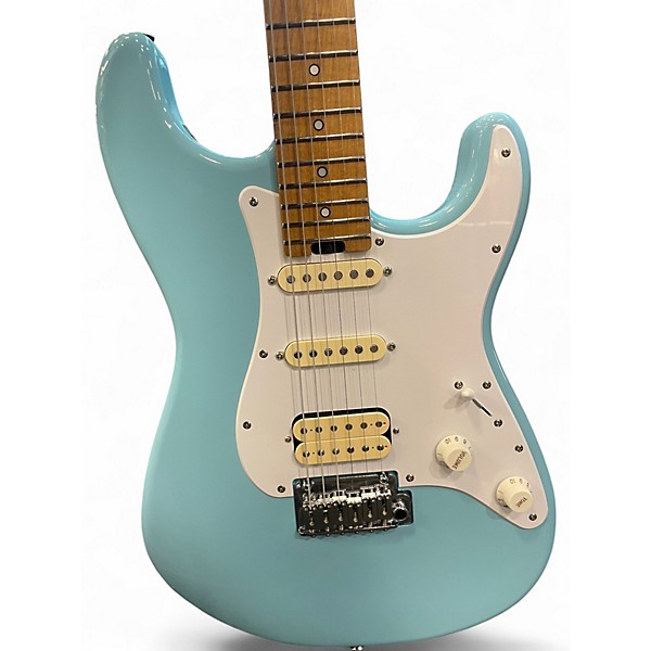 Used Jackson MJ SERIES Misha Mansoor So-Cal 2PT Daphne Blue Solid Body Electric Guitar