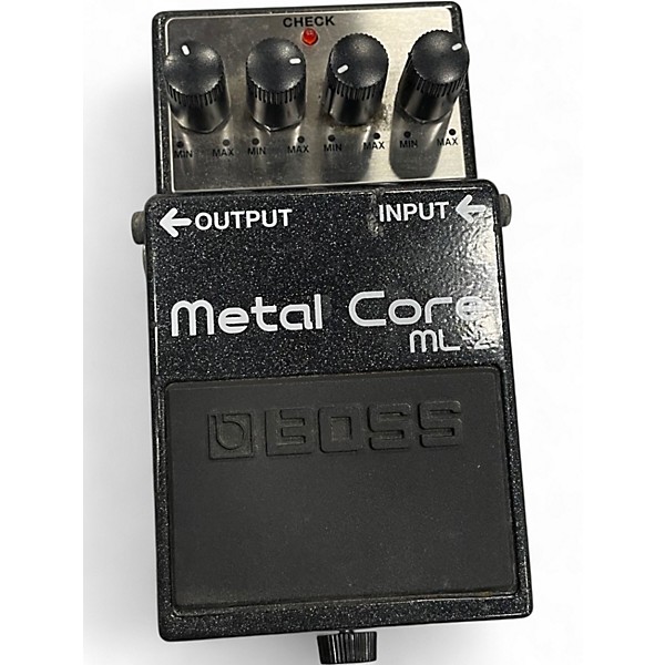 Used BOSS ML2 Metal Core Distortion Effect Pedal
