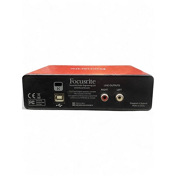 Used Focusrite Scarlett Solo Audio Interface