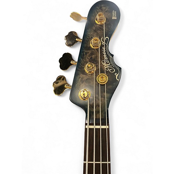 Used Momose MJ24 Blue Burst Electric Bass Guitar