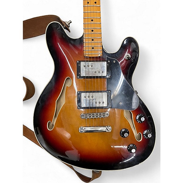 Used Squier Classic Vibe Starcaster 3 Color Sunburst Hollow Body Electric Guitar