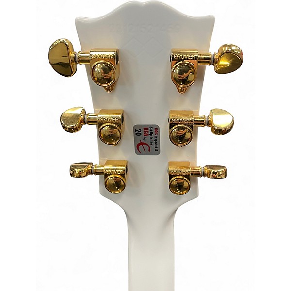 Used Epiphone INSPIRED BY GIBSON LES PAUL CUSTOM Alpine White Solid Body Electric Guitar