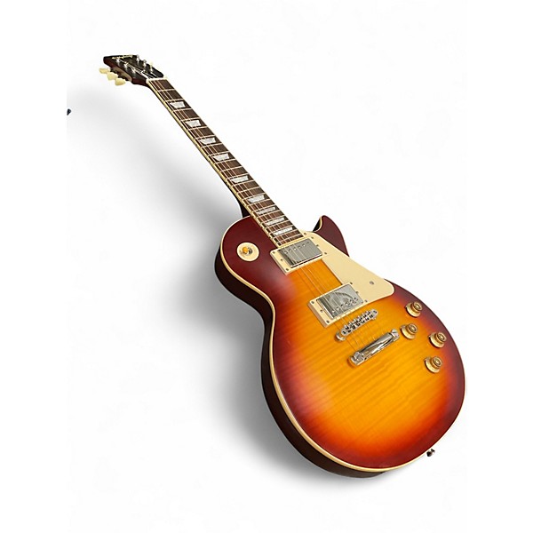 Used Epiphone 1959 Reissue Les Paul Standard Washed Bourbon Burst Solid Body Electric Guitar