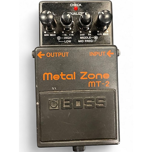Used BOSS MT2 Metal Zone Distortion Effect Pedal