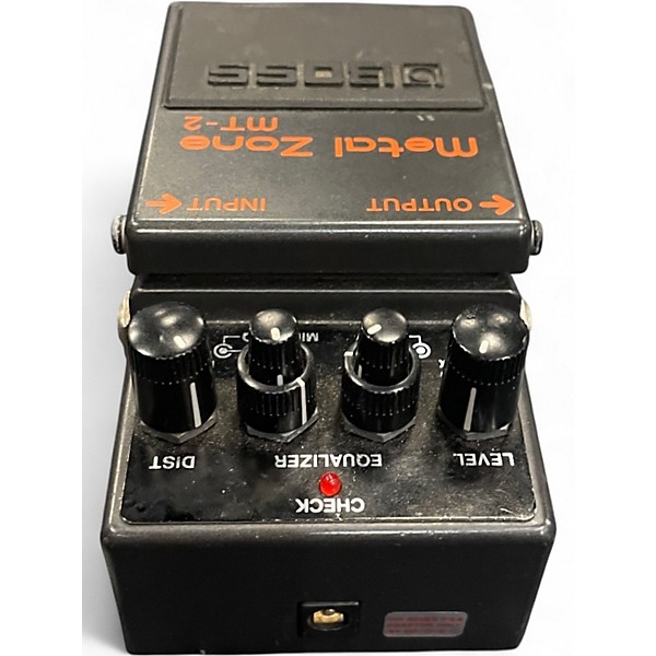 Used BOSS MT2 Metal Zone Distortion Effect Pedal