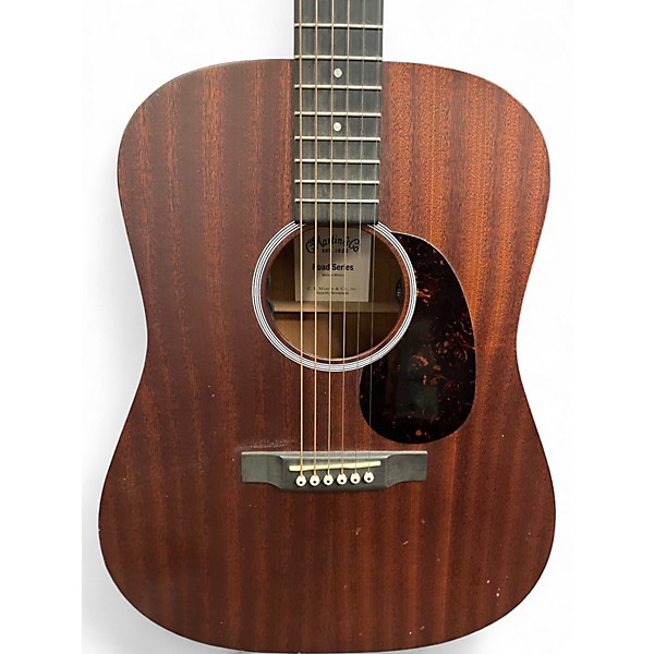 Used Martin D10E Satin Natural Acoustic Electric Guitar