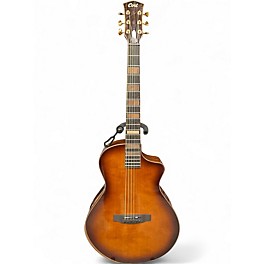 Used Cort Masterpiece Modern Burst LE TSB Brown Burst Acoustic Electric Guitar