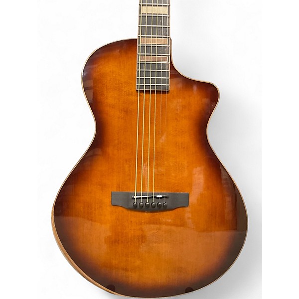 Used Cort Masterpiece Modern Burst LE TSB Brown Burst Acoustic Electric Guitar
