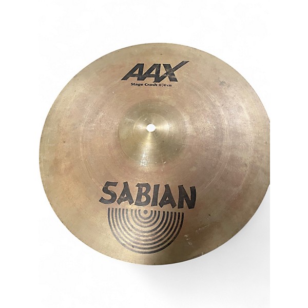 Used SABIAN 16in AAX Stage Crash Cymbal