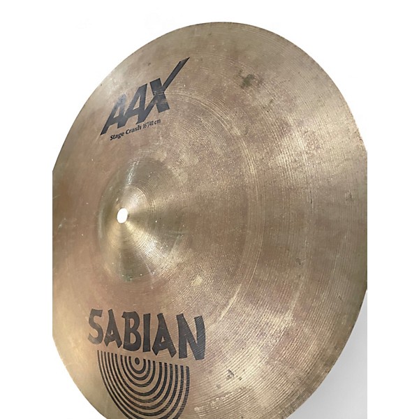 Used SABIAN 16in AAX Stage Crash Cymbal
