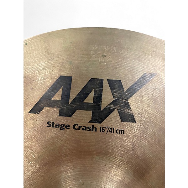 Used SABIAN 16in AAX Stage Crash Cymbal