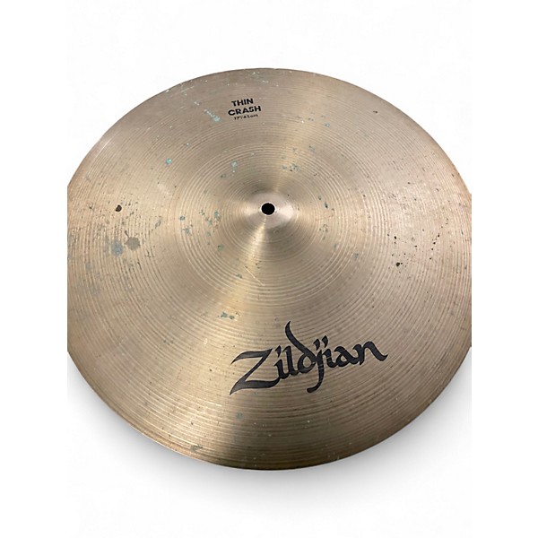 Used Zildjian 17in Thin Crash Cymbal