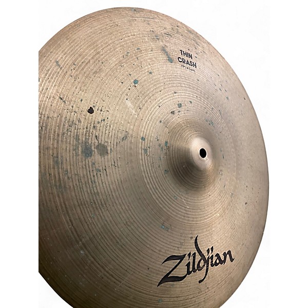 Used Zildjian 17in Thin Crash Cymbal